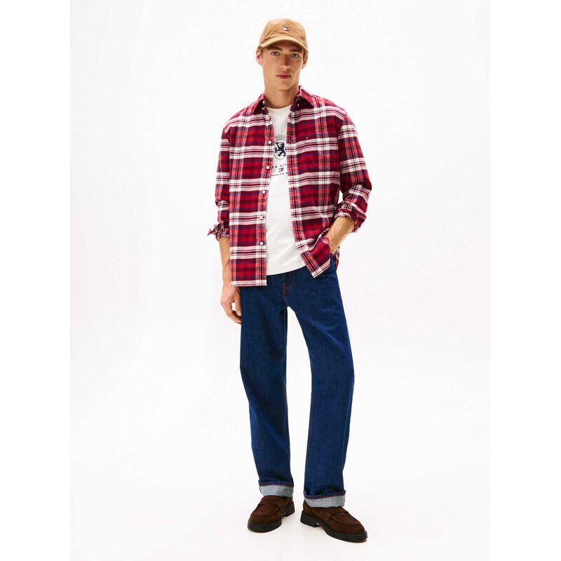 Tommy Hilfiger Regular Fit Tartan Check Flannel Shirt image number 3